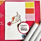 Handmade Happiness Crafting Hands Clear Stamp Set By Hero Arts Cm366 New 