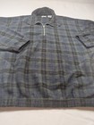 Ozark Trail Green black Plaid Flannel Fleece Jacket Men  Xl Jacket Shirt  