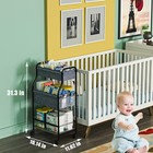 3-tier Baby Diaper Caddy Organizer And Storage Cart With 4 2 Dividers  Mobile   