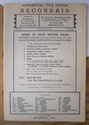 Popular Record Aid August 19  1946 Vintage Record Guide Book 78 Rpm Catalog
