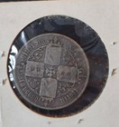1849 Great Britain British Gothic Florin 92 5   Silver Coin Round