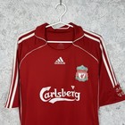 Liverpool Home Football Shirt 2006 Soccer Adidas Jersey  11 Gonzalez Size L