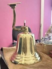 Large Nautical Ship s Boat Bell 11  Solid Brass Marine Maritime Wall Decor Gift