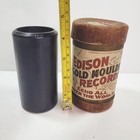 Vintage 1904 Edison Gold Moulded Cylinder Record  8834 What Shall The Harvest Be