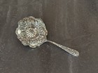 Vintage Godinger Silver Plated Tea Strainer Old Bouquet Pattern In Original Box
