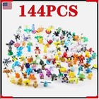 144 Pokemon Mini Figure Toys Pikachu Action Figures    Kids Gift  party Favors 