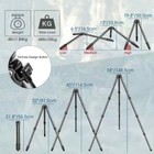 Us Manbily Tripod Carbon Fiber Tripod  32mm Tube  Max  Load 44lbs 20kg Wz-324