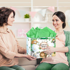 Baby Jungle Animals Gift Bag Green Welcome Baby Gift Bag Safari Baby Shower Wild