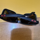 Oakley Men   s Square Sunglasses Black Plastic Frame Orange Mirrored Lenses