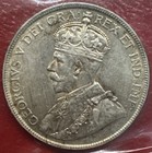 Newfoundland  Canada 1919-c Silver 50 Cents  George V  Iccs Ef40  Xf  Km  12