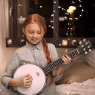 4 String Banjo Ukulele 23 Inch Sapele Beginner Musical Instrument Kit
