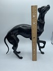 Vintage Hand Cast Bronze Italian Greyhound Dog Art Animal Sculpture 12   