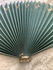 Vtg Large Fireplace Fan Wallpaper 21   x 40 Green Duck Cottage 1986