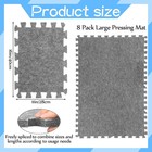 Ziliny 8-pack Large Wool Ironing Mats  22 Inches X 63 Inches 