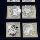 American Mint Civil War  999 Fine Silver Coin Proof Set Case 6x 20g 4 2oz Rare