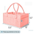 Mr  Pen- Baby Diaper Caddy Organizer  Pink  Baby Caddy Organizer With Handle 