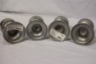 New 4pc Set Vintage Wilton Rwp Pewter Armetale Candle Holders 5  Tavern Matte