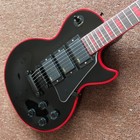 Ships From Usa Brand New Red Bound Red Logo Black Custom Electric Guitar