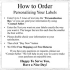 400 Formal Script Return Address Labels Personalized Custom Printed 1 2 X 1 3 4