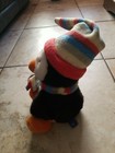 Russ Shining Stars Penguin In Hat   Scarf 9  Plush Stuffed Multicolor Toy