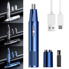 Rechargeable Electric Nose Ear Hair Trimmer Eyebrow Shaver Beard Clipper Unisex