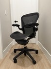 Herman Miller Aeron Classic Desk Chair   Ergonomic   Black   Fully Loaded   9 5