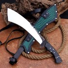 Custom Handmade 1095 High Carbon Steel Machete Knife     Micarta Handle W sheath