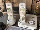 Panasonic Kx-tg6572 Dect 6 0  Cordless Phone Answering System 2-handset Silver