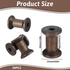 Wooden Spools For Crafts Empty Thread Sewing Bobbins