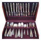 Vintage 1921 Community Plate Silver Plated Service Grosvenor Pattern 50 Pieces
