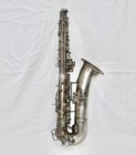 Conn C Melody Saxophone  1925 Vintage   Silver Plated With Gold Bell