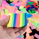 10000 Pieces Uv Neon Confetti Glow Party Confetti 5 Colors Neon Fluorescent T   