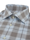 Stenstroms Men s Dress Shirt Bnwt Mens Blue Checked Twill Men s Dress Shirts