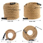 10ft-100ft Gym Climbing Rope Fitness Strength Training Rope Home Exercise