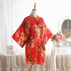 Women s Silk Robes Satin Kimono Robe Short Silky Bathrobe Bridesmaid Dress Gifts