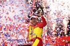 2026 Joey Logano Window Workd 450 Victory Lane Mason Jar Rwb Confetti - 5 Sets