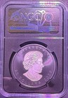 2020 Canada  20 1 Oz Maple Leaf Incuse Rhodium Plated Ngc Pf70 Fdop W  Coa