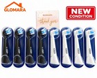 Genuine Oral-b Io Replacement Brush Heads 8 Pack Deep Clean Black White