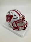 James White Wisconsin Badgers Signed Mini Helmet Jsa Witness Coa
