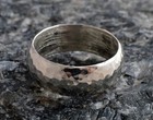 Solid 925 Sterling Silver Hammered Ring Statement Ring Handmade Ring All Size