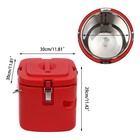 9 5l 2 5gal Food Container Insulated Thermal Lunch Box Stainless Steel Soup Cup