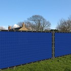 8ft Privacy Fence Screen Windscreen Blue Mesh Shade Cover For Garden Yard Pool