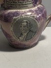 Historical Staffordshire Lafayette Washington Republicans Pitcher Luster 1900
