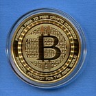 Anonymous Bitcoin 1oz Silver Proof Owl 24k Gold Finish Limited Ed  Crypto  99