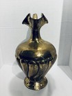 Vintage Mid Century Italian Hand Hammered Brass Pitcher Sculptural Made In Italy