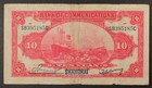 1914 China Shanghai Bank Of Communications 10 Yuan Note     Early Issue