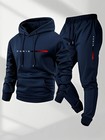 2025 Men s Autumn Winter Sportswear Set Men s Hooded Sweatshirt Long Pants Set