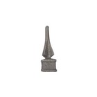 3 4  Finial Quad No Ball Square Pipe Gate Fence Topper Ornamental X10 Cast Iron