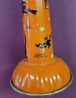 Vintage Halloween Tin Horn Noise Maker Witch Cat Devil Bat  Kirchoff Usa