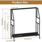 Black Gun Racks  Rifle Rack W metal Frame And Wheels  Holds Up To 10 Long Guns